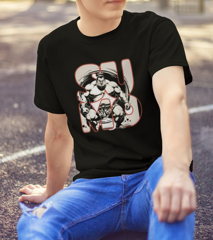 Sumo Warrior Power Bold Stance Mastery T-Shirt
