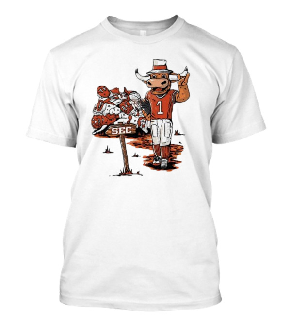 Texas Longhorn SEC Conference Champions Mascot Number One T-Shirt