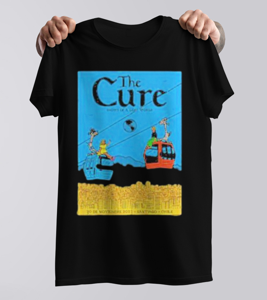 The Cure 30 De Noviembre 2013 Santiago Chile Show Of A Lost World T-Shirt