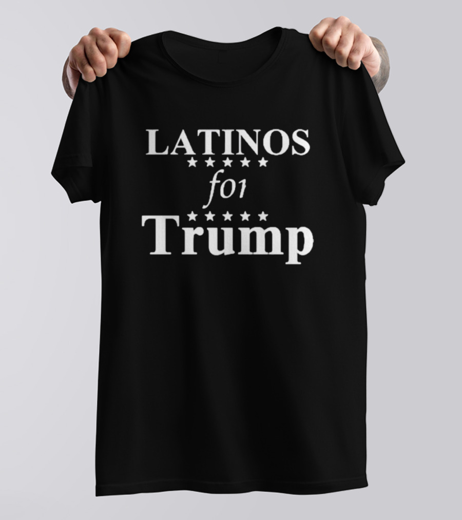 Trumplatinos24 Latinos For Trump Stars T-Shirt