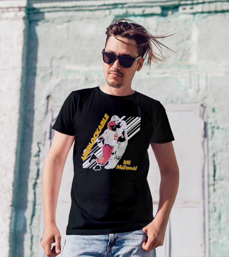 Will McDonald Unblockable Football Player 9 T-Shirt