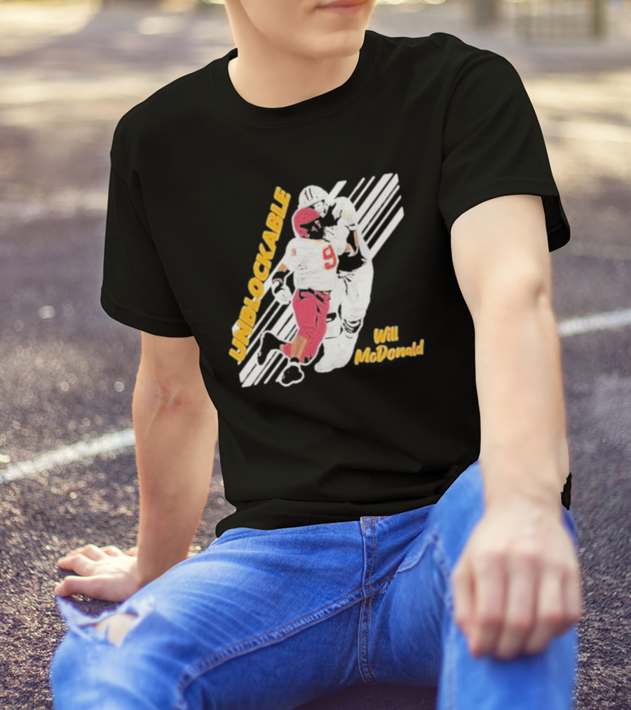 Will McDonald Unblockable Football Player 9 T-Shirt