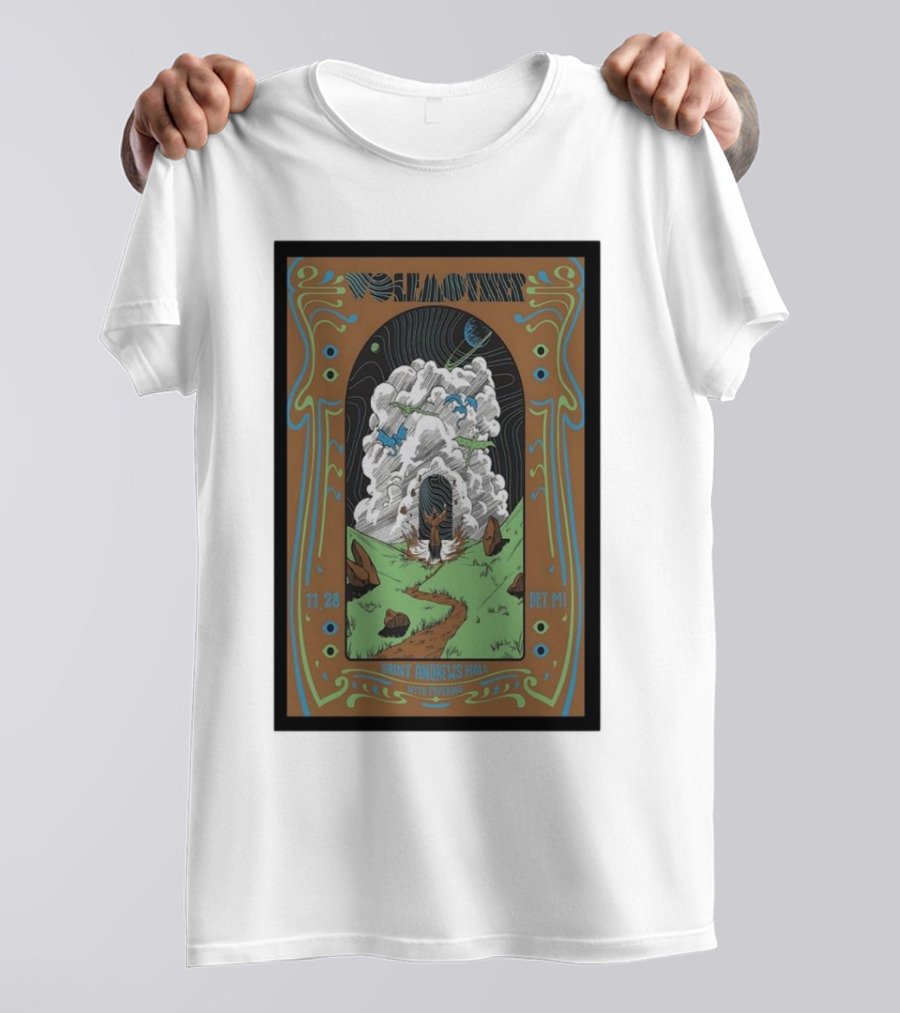 Wolfmother Saint Andrews Hall Detroit November 28 Concert Poster Fantasy T-Shirt