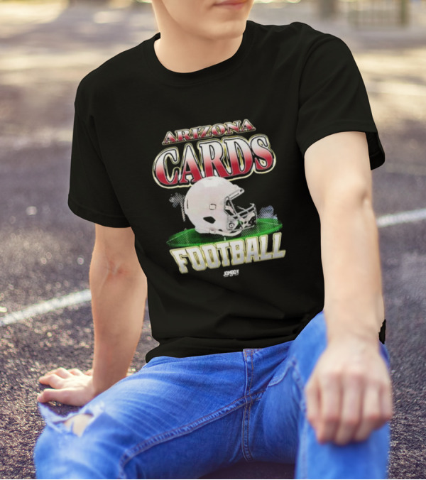 Arizona Cards Football Helmet Jomboy T-Shirt