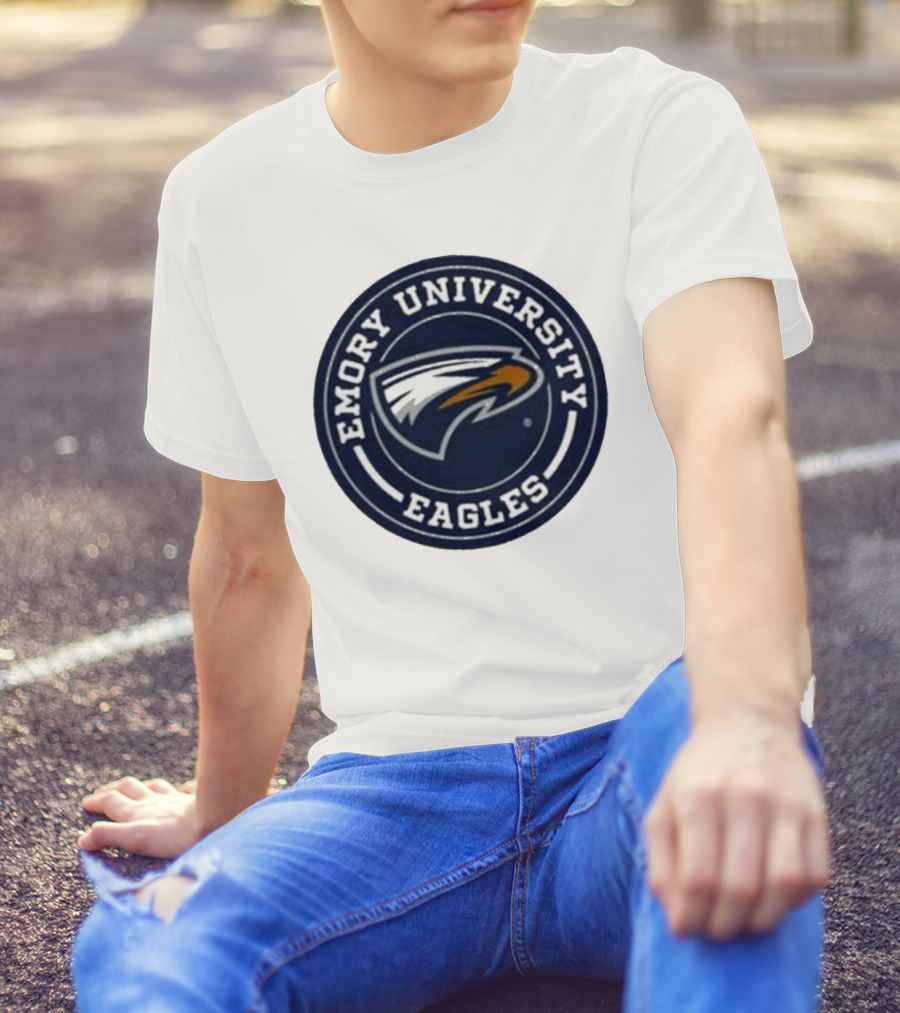 Emory University Eagles Circle Emblem T-Shirt