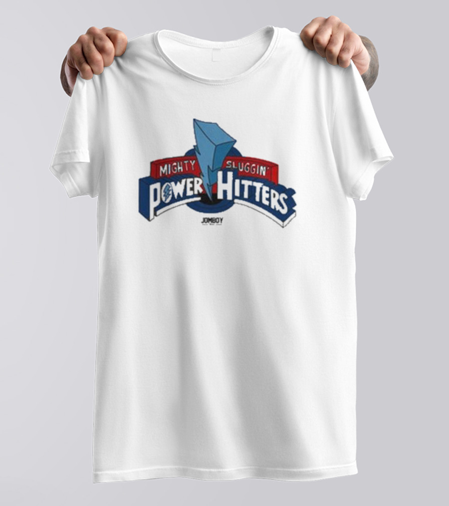 Mighty Sluggin Power Hitters Jomboy Vintage Baseball T-Shirt