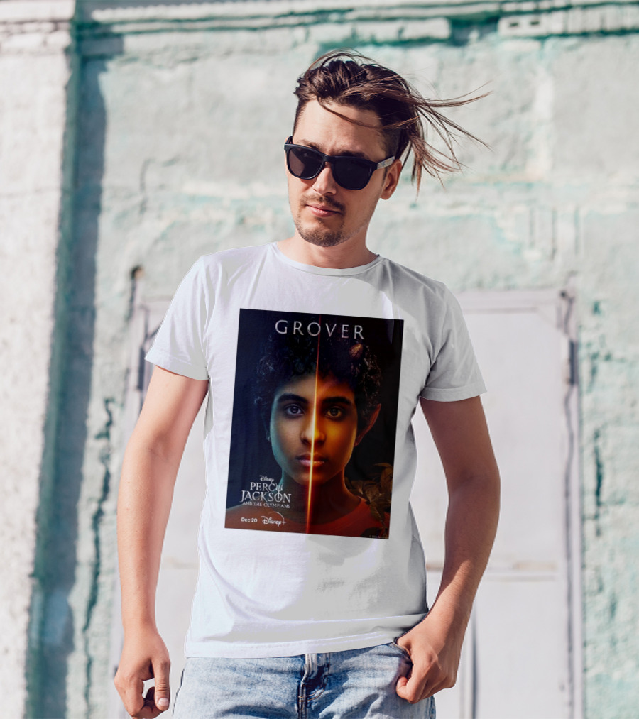 Grover Aryan Simhadri Percy Jackson And The Olympians Disney Plus Series Release December 20 T-Shirt