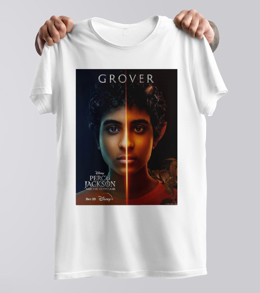 Grover Aryan Simhadri Percy Jackson And The Olympians Disney Plus Series Release December 20 T-Shirt