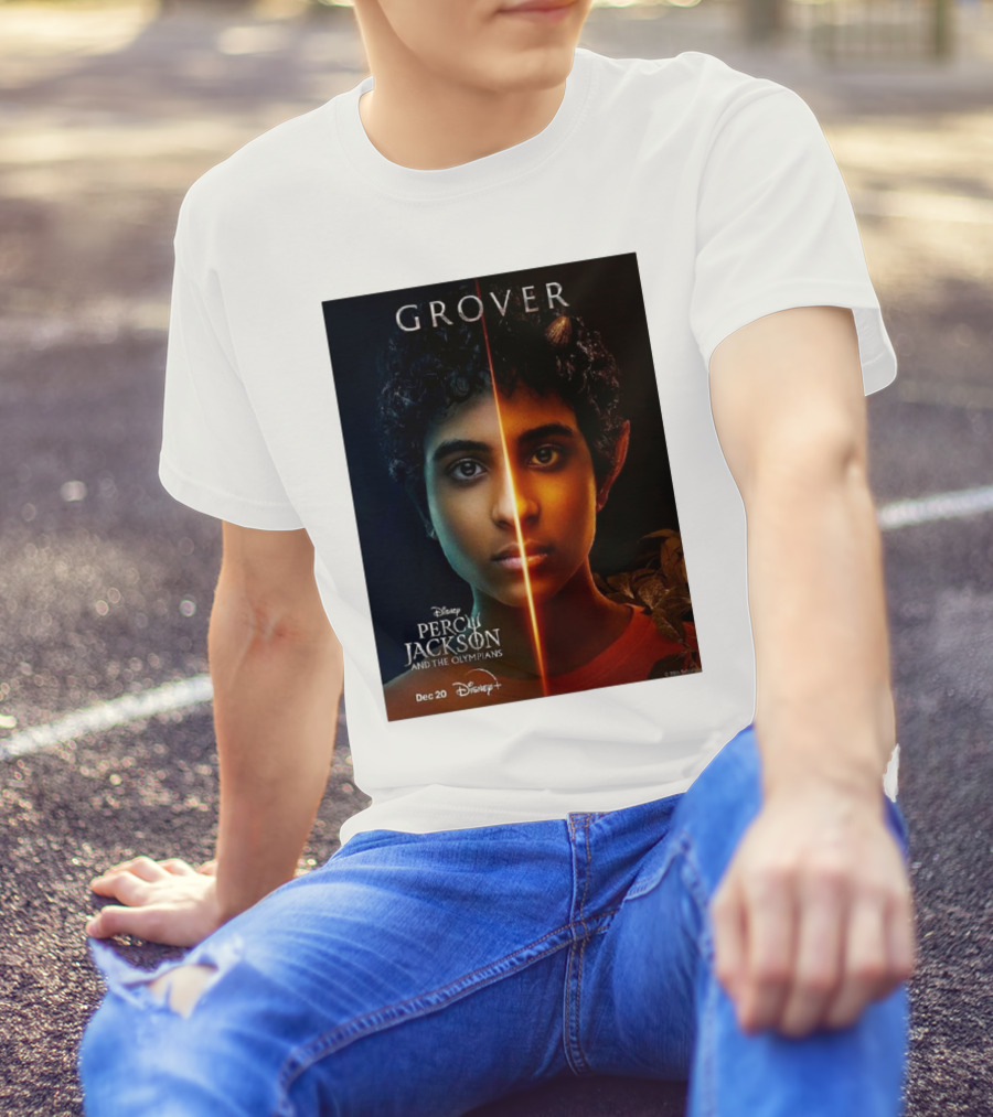 Grover Aryan Simhadri Percy Jackson And The Olympians Disney Plus Series Release December 20 T-Shirt