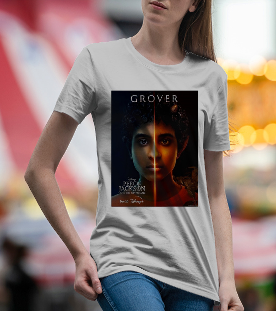 Grover Aryan Simhadri Percy Jackson And The Olympians Disney Plus Series Release December 20 T-Shirt