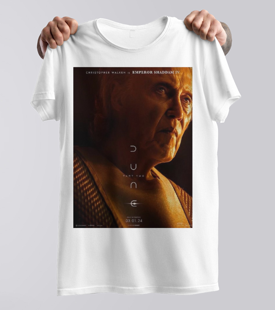 Christopher Walken As Emperor Shaddam IV In Dune Part Two T-Shirt