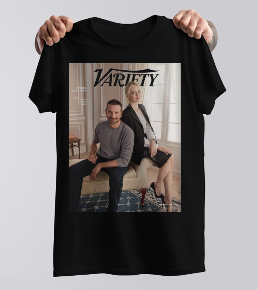 Variety Actors On Actors Emma Stone Bradley Cooper T-Shirt