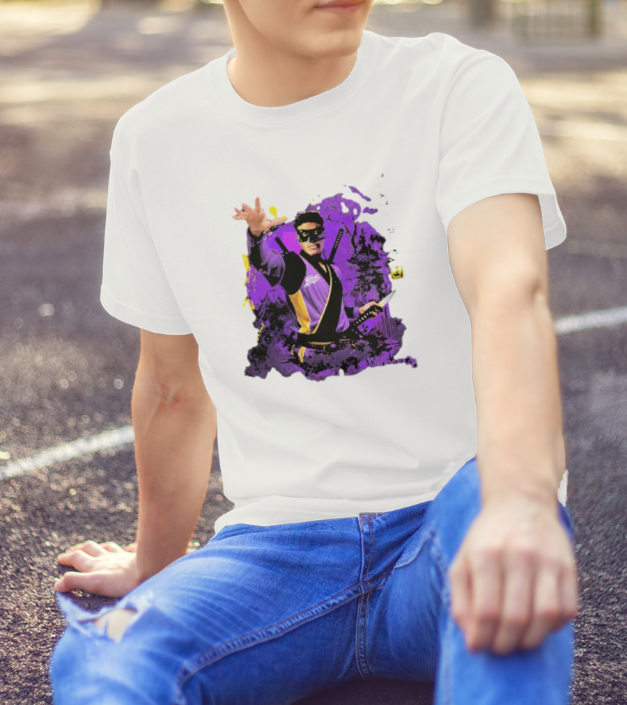 Rui Hachimura Japan Ninja Basketball Player 28 Manga Style Action Pose T-Shirt