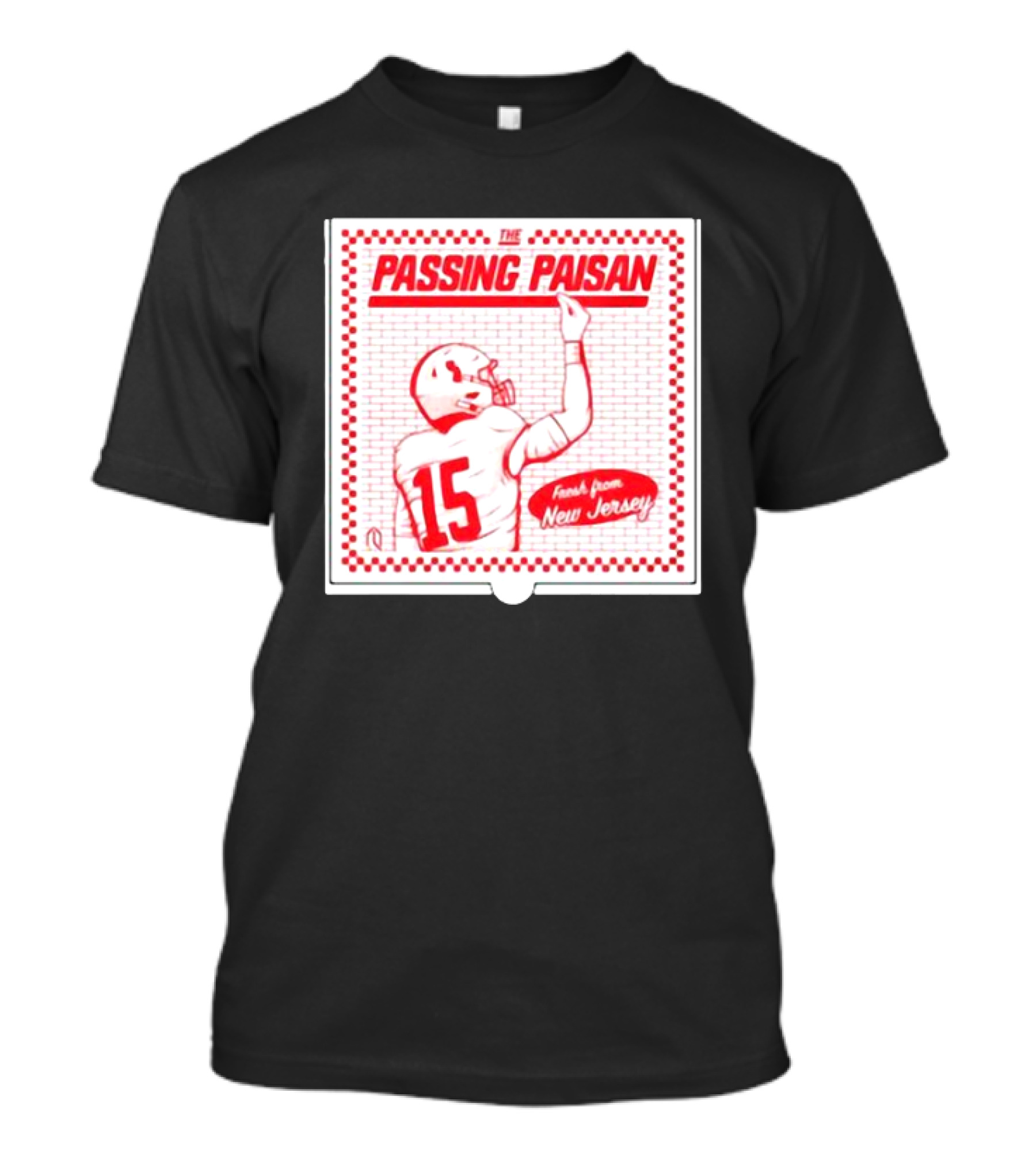 The Passing Paisan Fresh From New Jersey Tommy Devito Athlete Logos Football T-Shirt