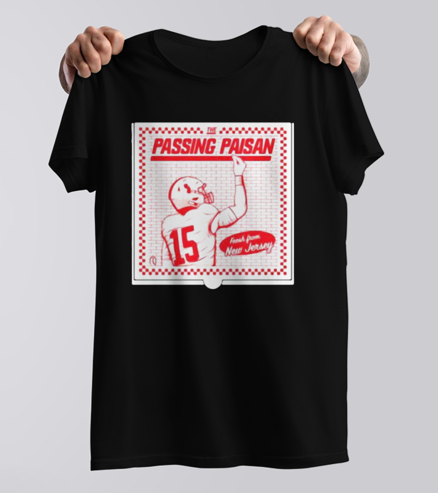 The Passing Paisan Fresh From New Jersey Tommy Devito Athlete Logos Football T-Shirt