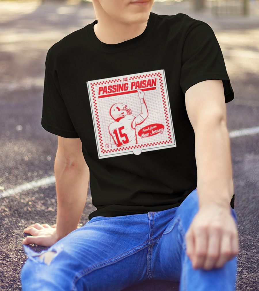 The Passing Paisan Fresh From New Jersey Tommy Devito Athlete Logos Football T-Shirt