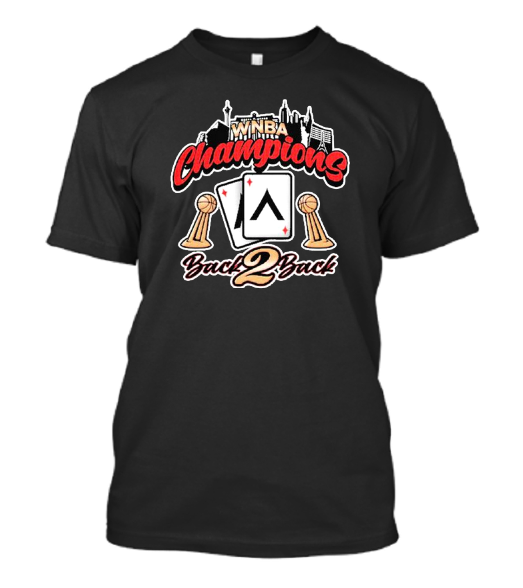 WNBA Champions Back 2 Back Vegas Back To Back Championship T-Shirt