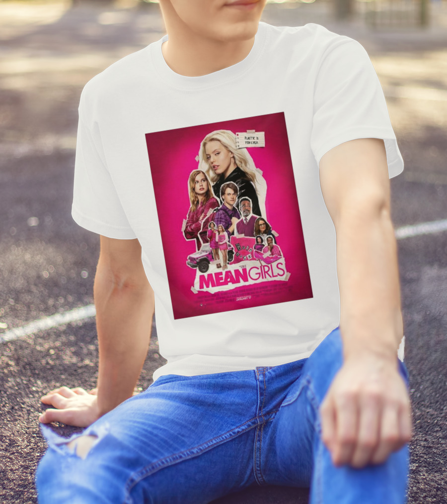 Mean Girls 2024 Plastic Is Forever January 12 Movie T-Shirt