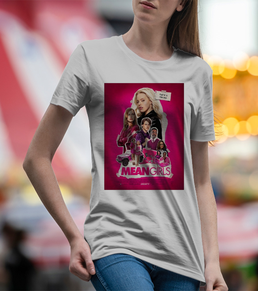 Mean Girls 2024 Plastic Is Forever January 12 Movie T-Shirt