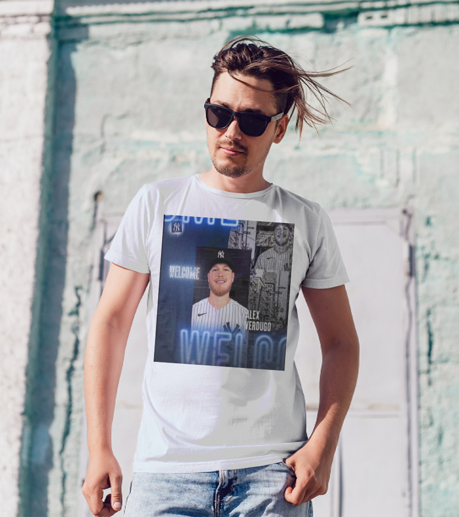 Welcome To New York Alex Verdugo New York Yankees Player T-Shirt