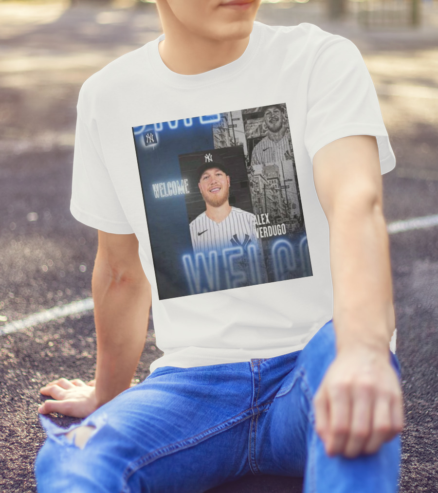 Welcome To New York Alex Verdugo New York Yankees Player T-Shirt