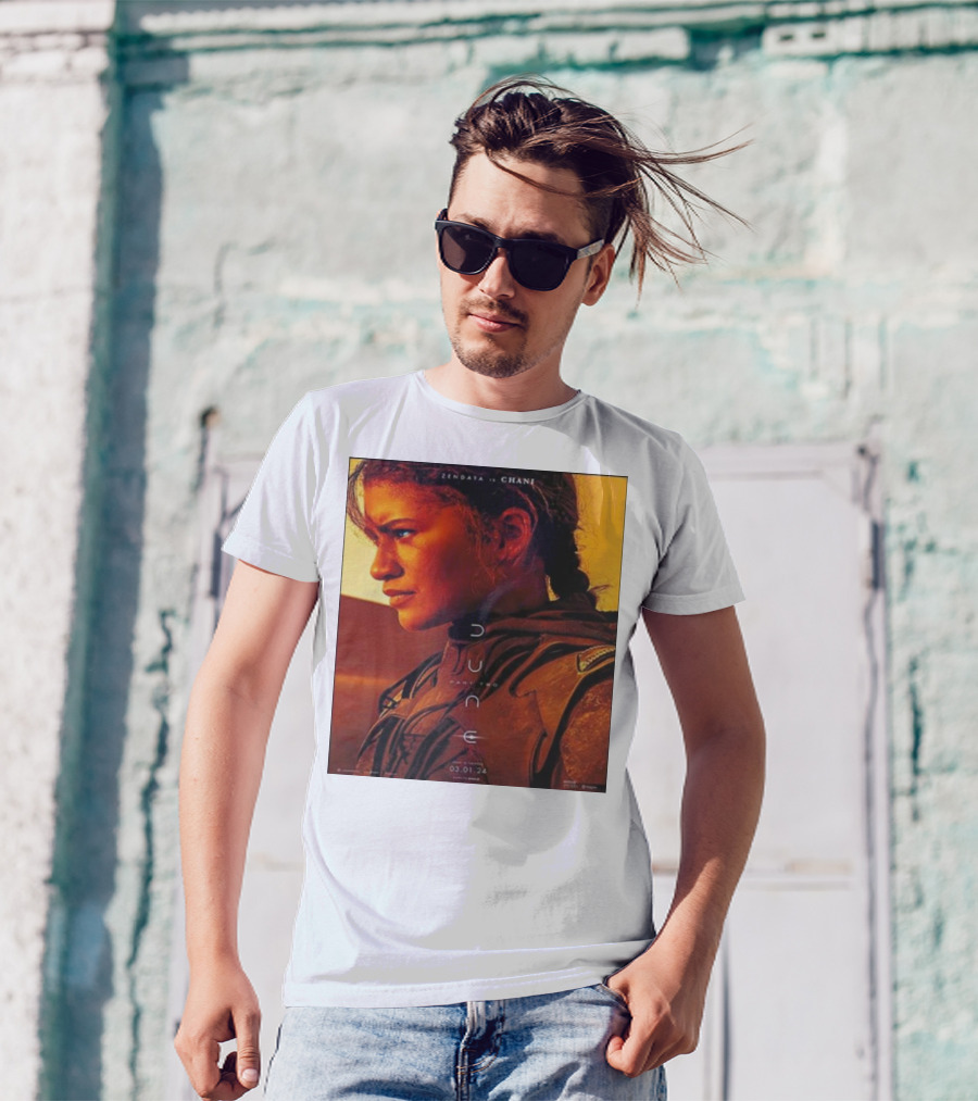 Zendaya As Chani In Dune Part Two Film Release 03.01.24 T-Shirt