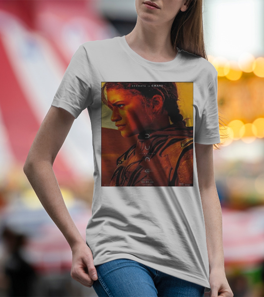 Zendaya As Chani In Dune Part Two Film Release 03.01.24 T-Shirt
