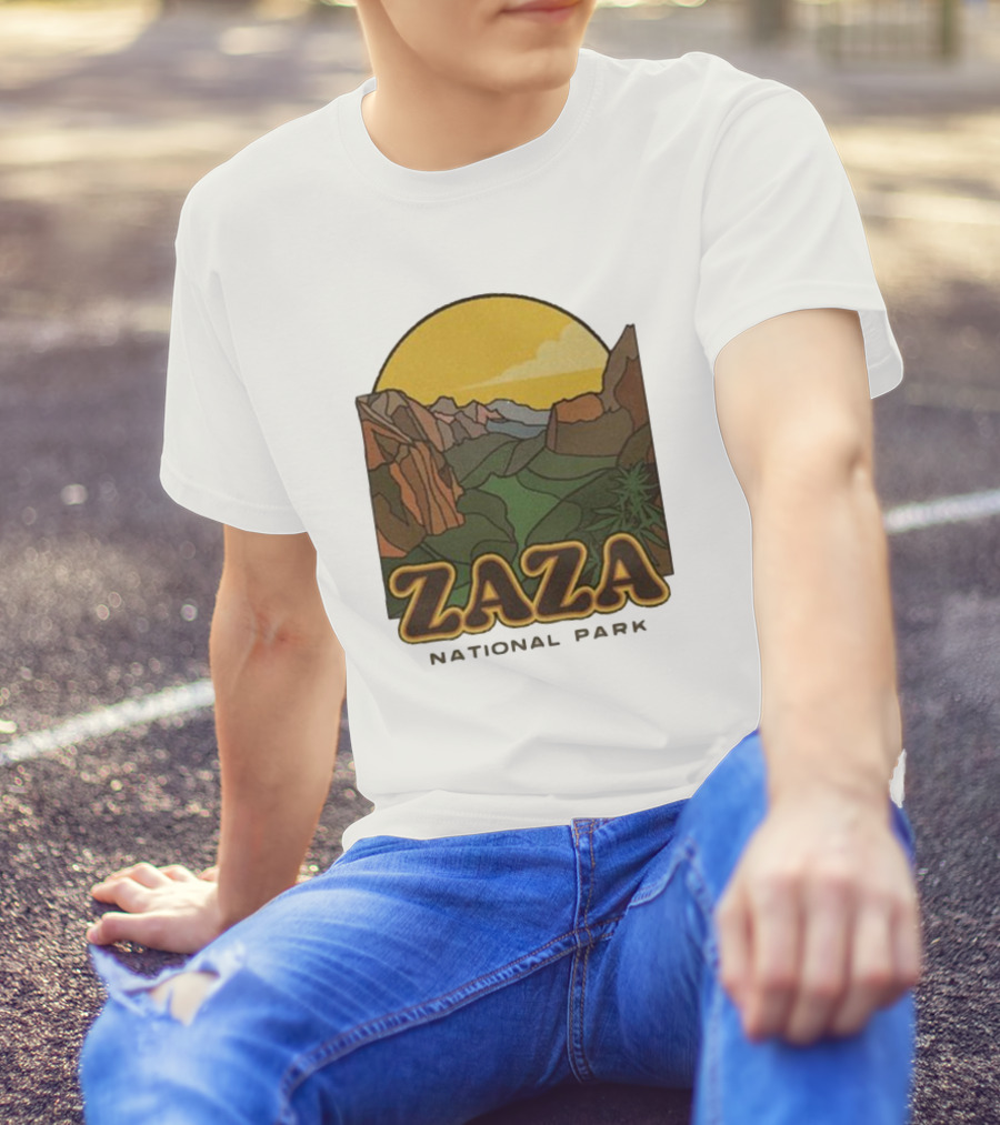 Fourtwenty Zaza National Park Scenic Wilderness Vista T-Shirt