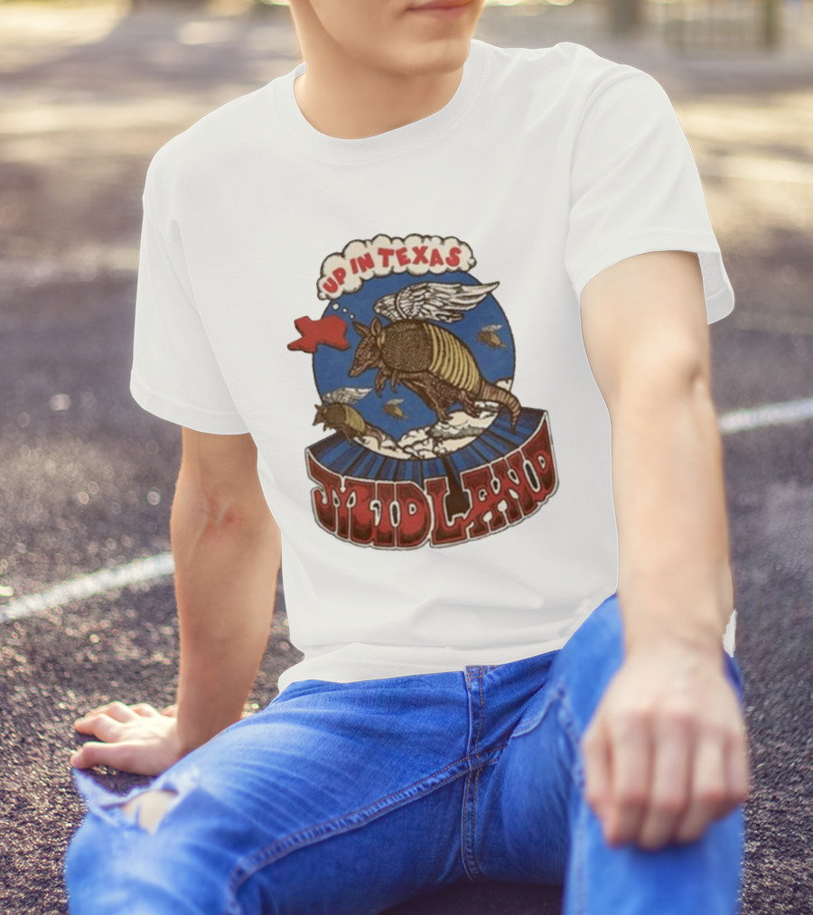 Midland Winged Armadillo Up In Texas T-Shirt