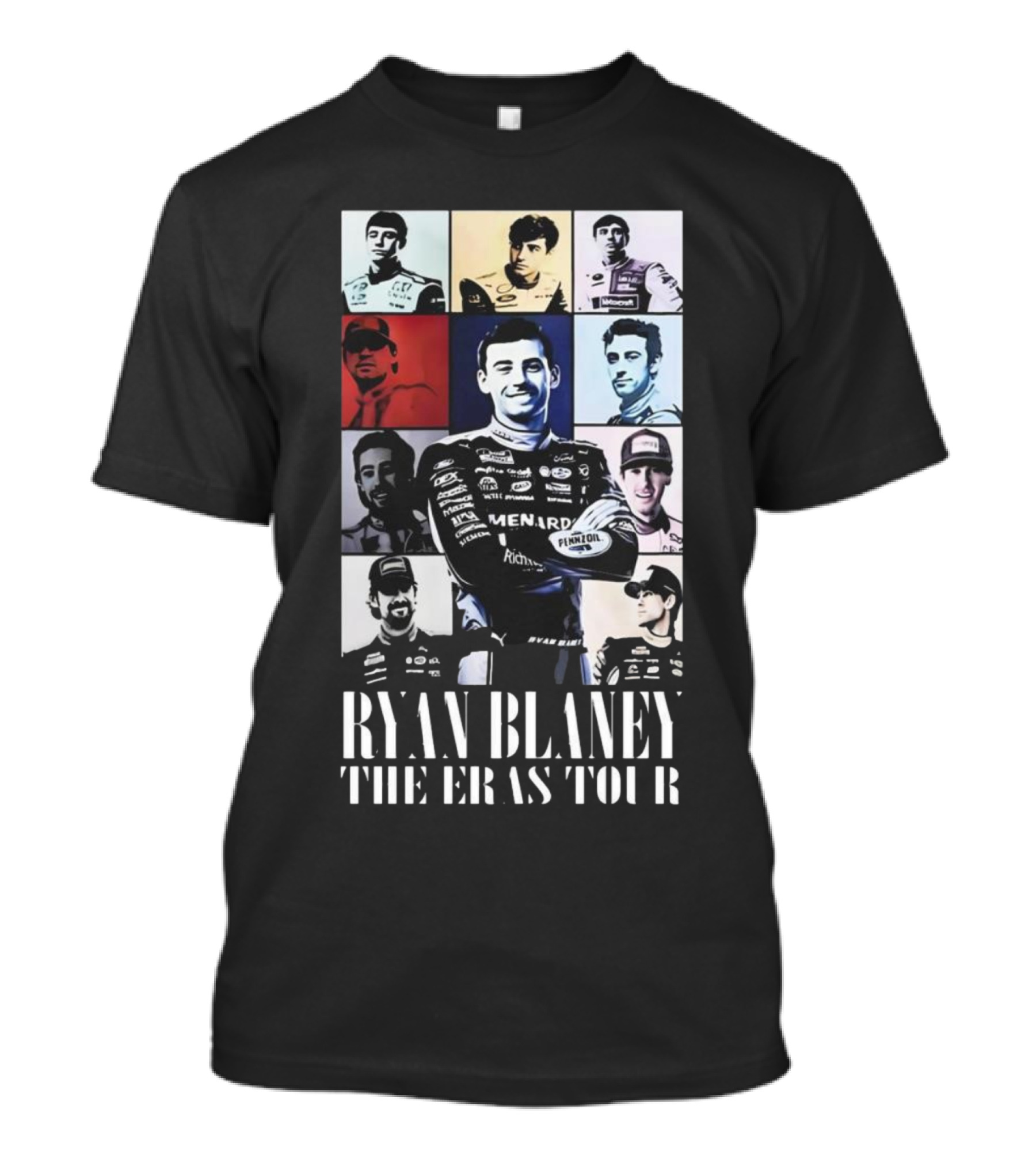 Ryan Blaney The Eras Tour NASCAR Racing Champions T-Shirt