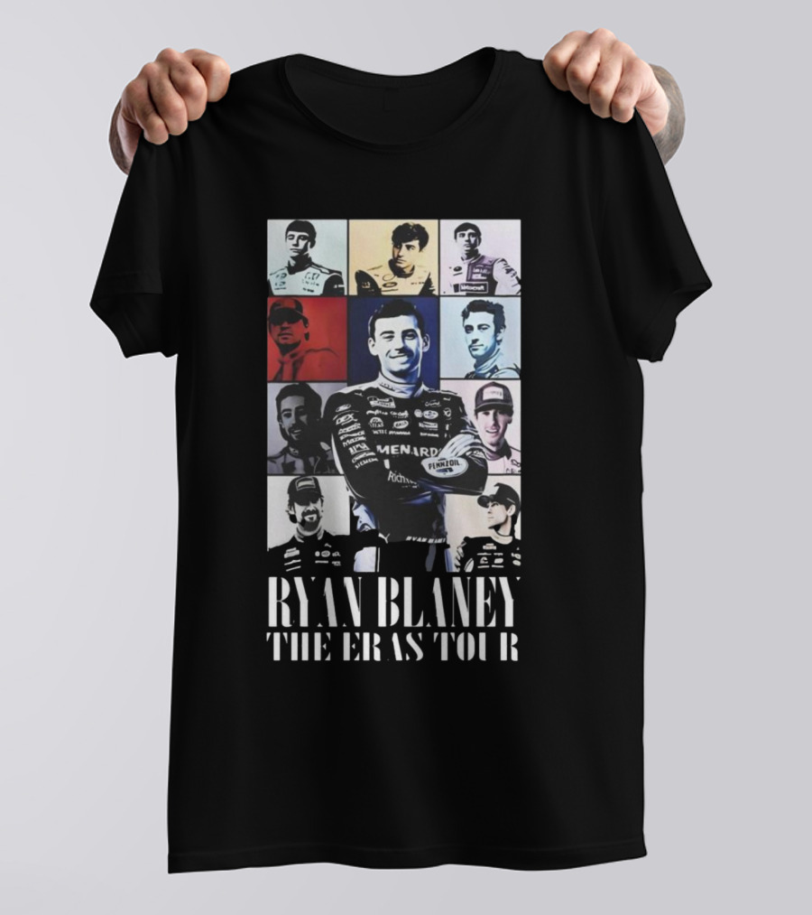 Ryan Blaney The Eras Tour NASCAR Racing Champions T-Shirt