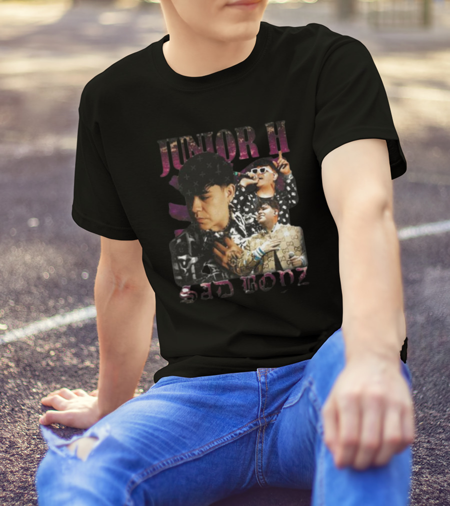 Junior H Sad Boyz Album Cover T-Shirt