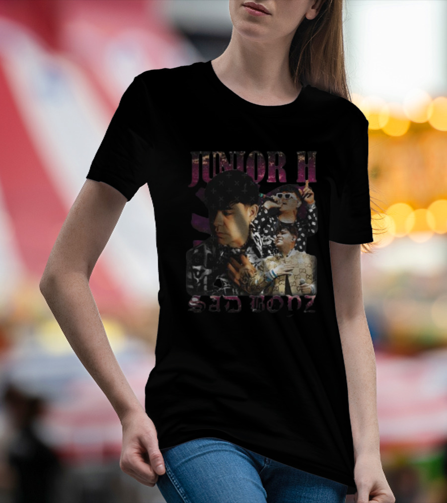 Junior H Sad Boyz Album Cover T-Shirt