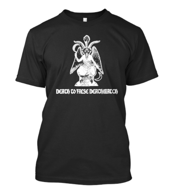 Angel Goat's Head Death To False Deathmatch Mystical Symbolism T-Shirt