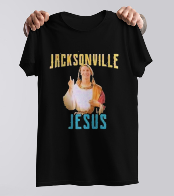 Jacksonville Jesus Finger Pointing Humor T-Shirt