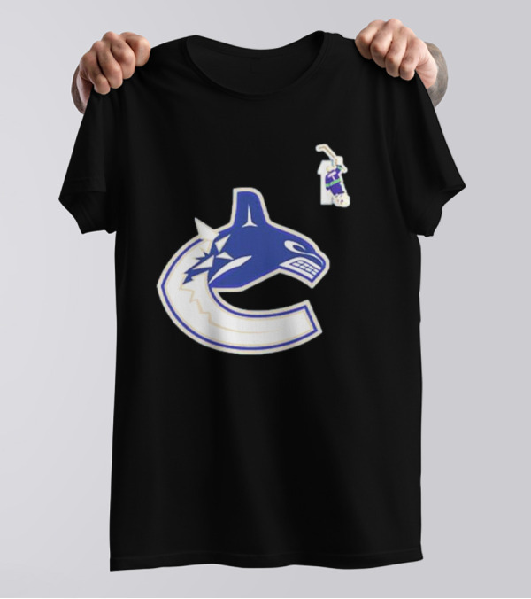 Luongo #1 Vancouver Canucks Orca Logo Ring Of Honour T-Shirt