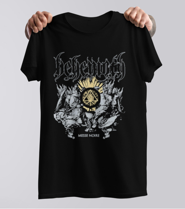 Behemoth Messe Noire Occult Symbolism Dark Ritual T-Shirt