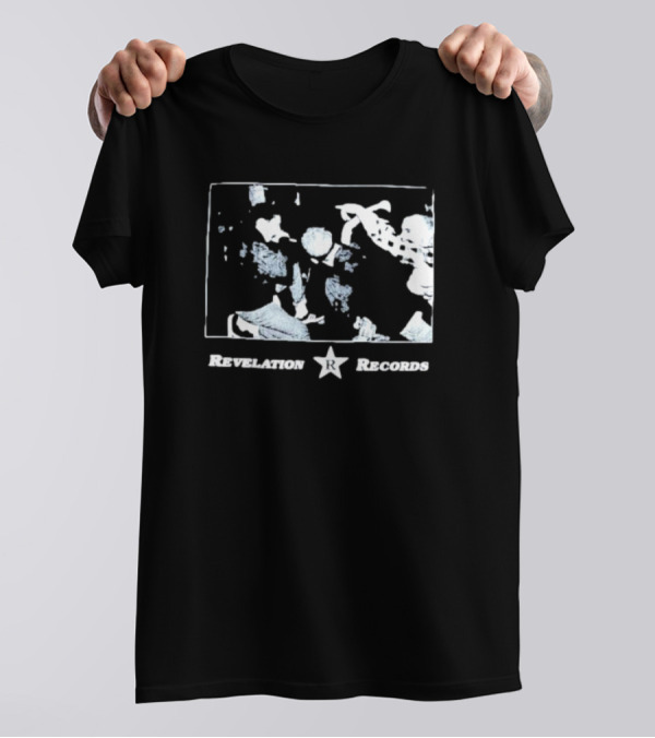 Revelation Records Star Logo With Band Performance Scene T-Shirt