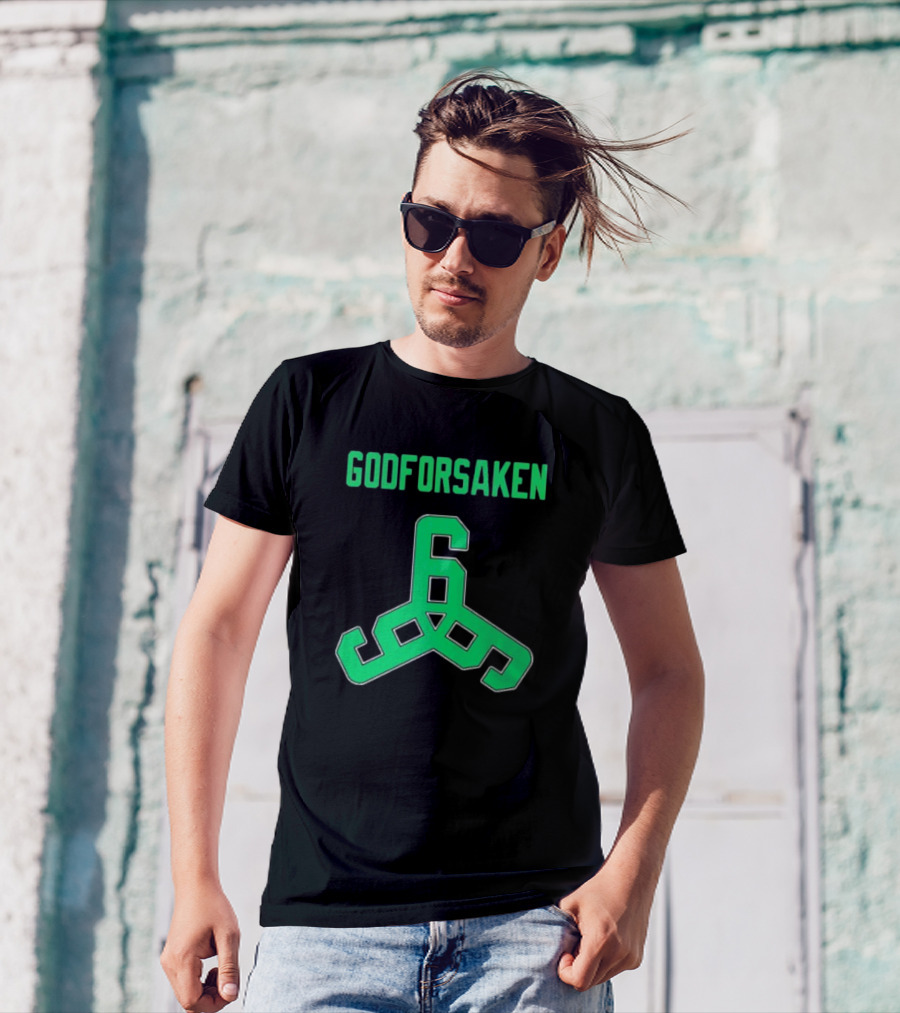 GODFORSAKEN 6 Triangular Symbol Basketball Jersey T-Shirt
