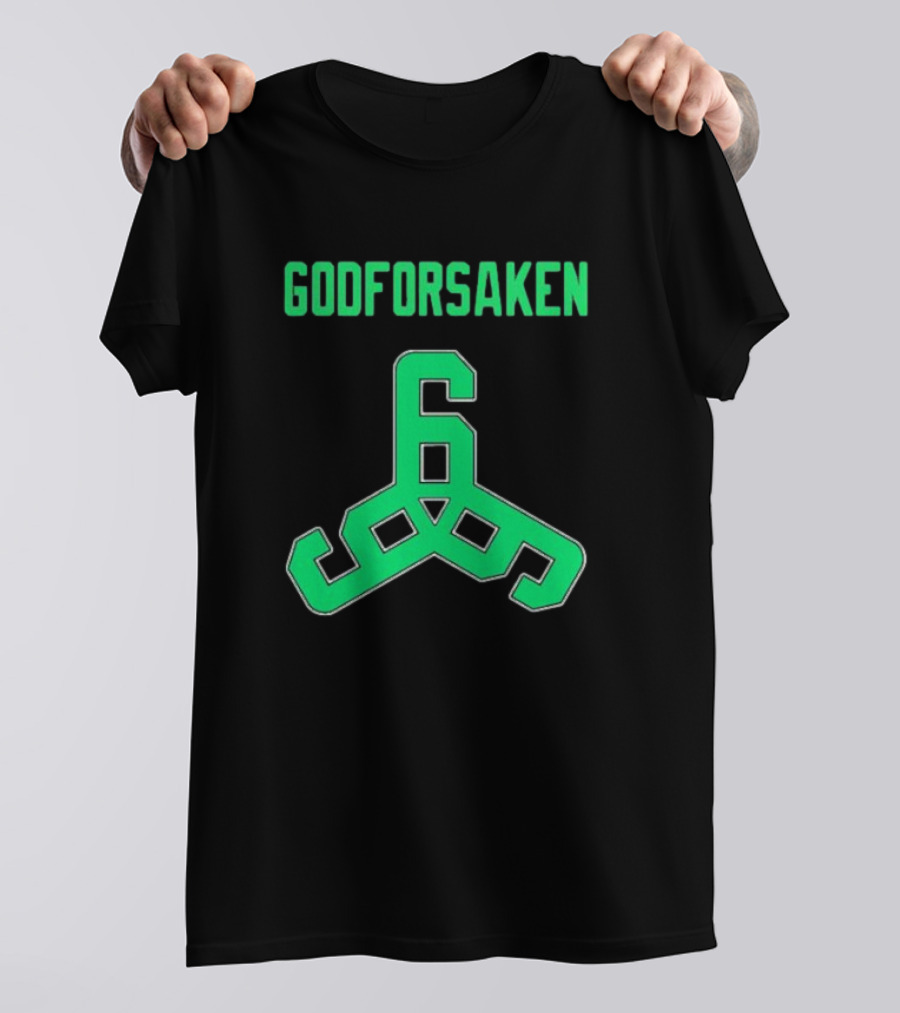 GODFORSAKEN 6 Triangular Symbol Basketball Jersey T-Shirt