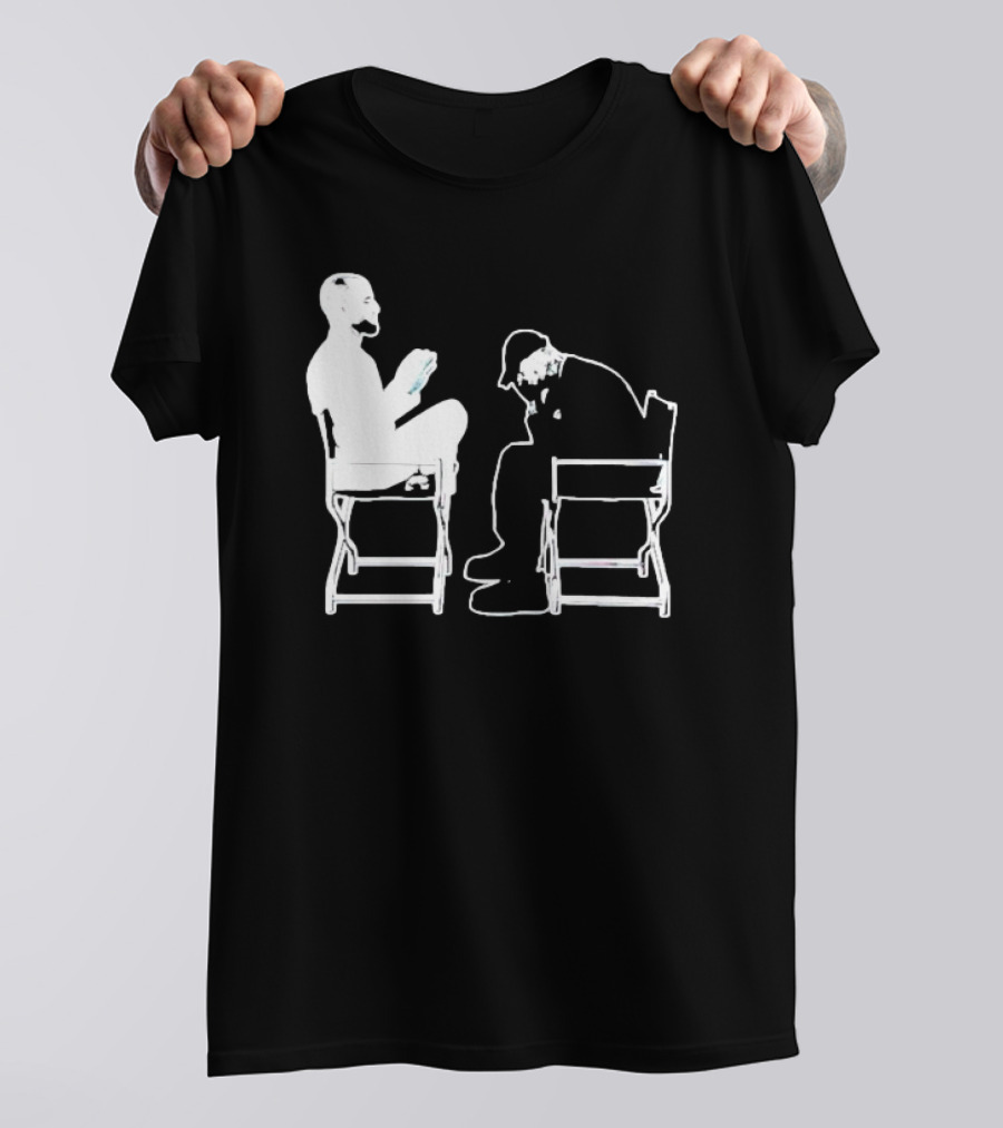 Mansionz Chairs White Outline T-Shirt