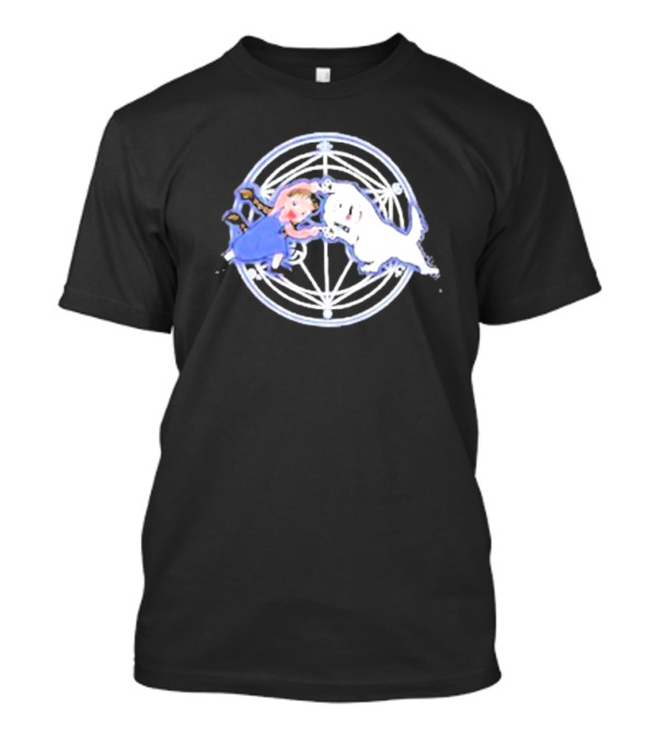 Nina And Dog Fusion Circle Symbol Anime T-Shirt