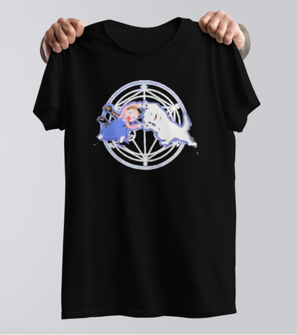 Nina And Dog Fusion Circle Symbol Anime T-Shirt