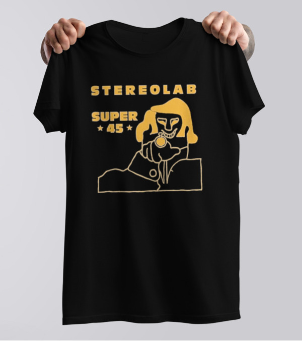 Stereolab Super 45 Retro Style Vintage T-Shirt