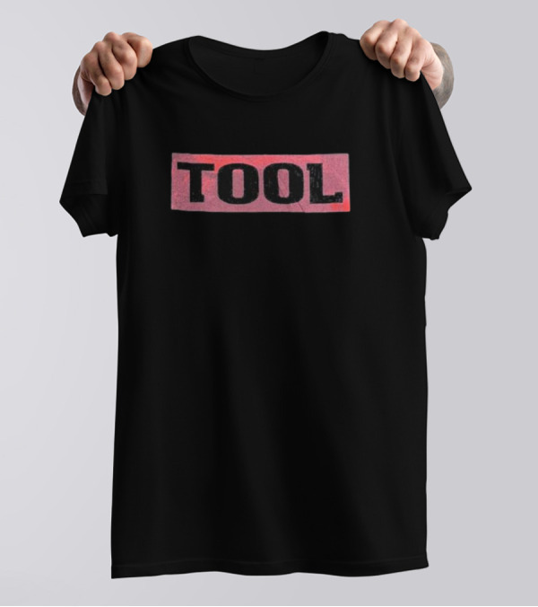 TOOL Red Box Text T-Shirt