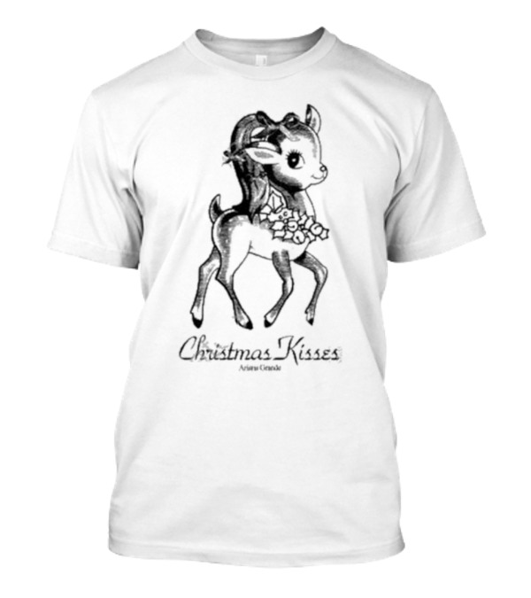 Ariana Grande Christmas Kisses Reindeer T-Shirt