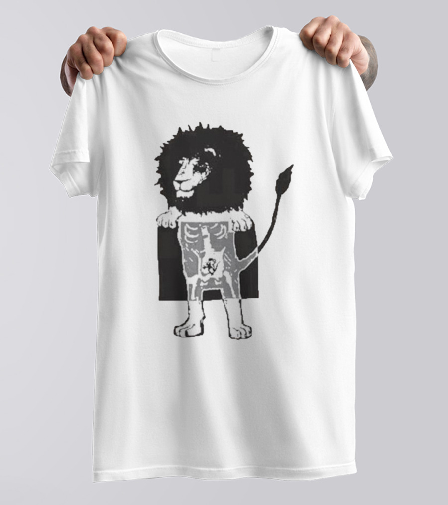 Lion Skeleton X-ray Body T-Shirt