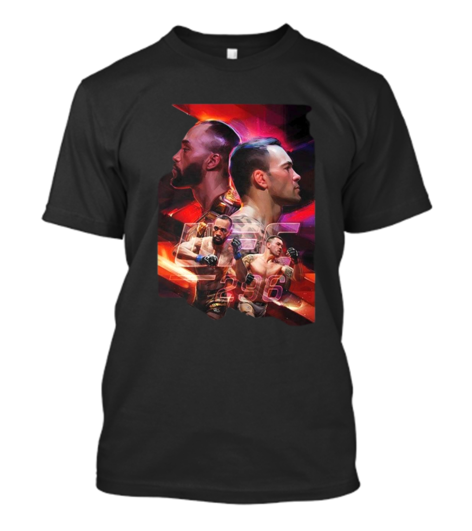 UFC 296 Men’s Artist Series Dynamic Portraits T-Shirt
