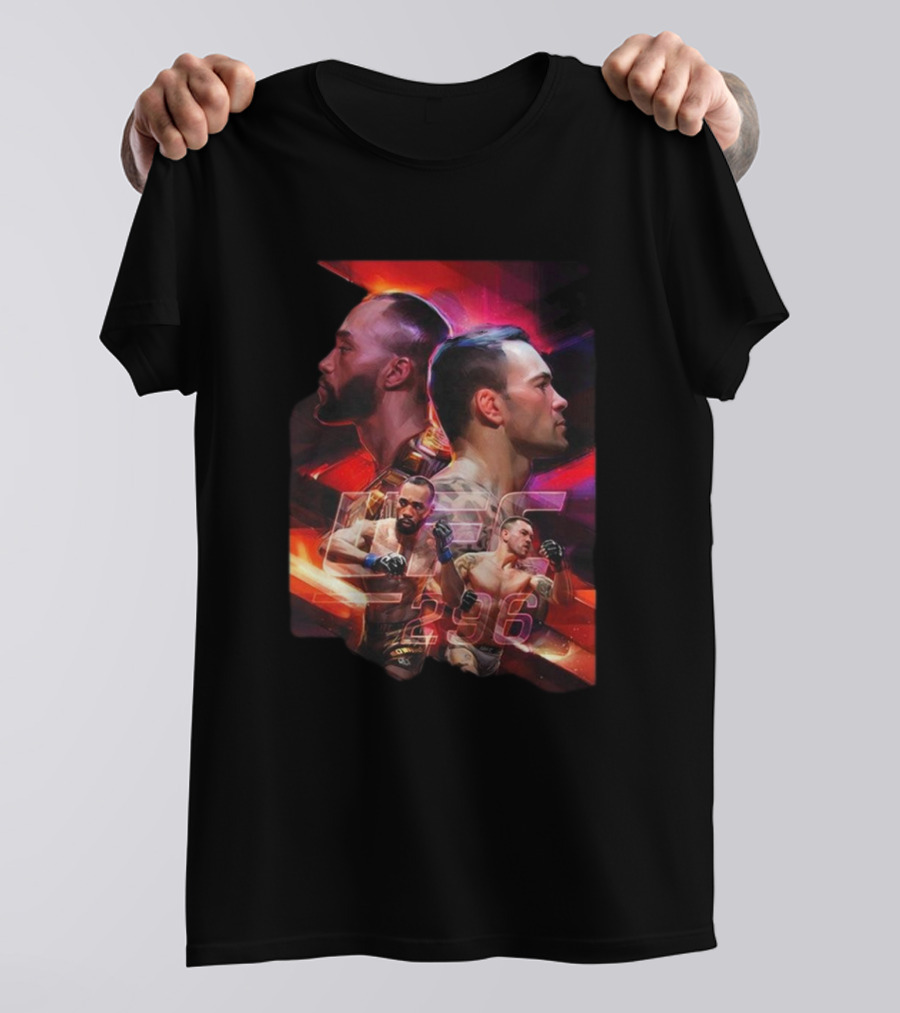 UFC 296 Men’s Artist Series Dynamic Portraits T-Shirt