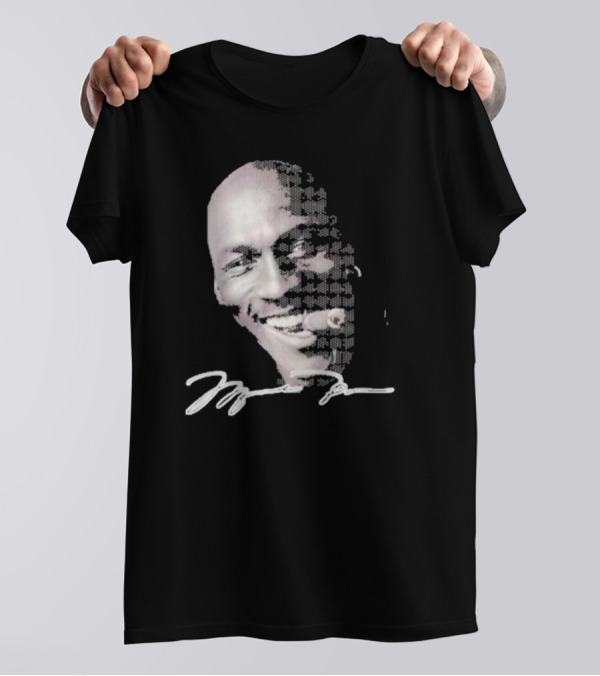 Michael Jordan Iconic Smile With Cigar Signature T-Shirt